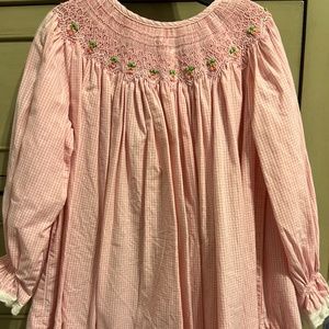 Mary James cherry smocked dress